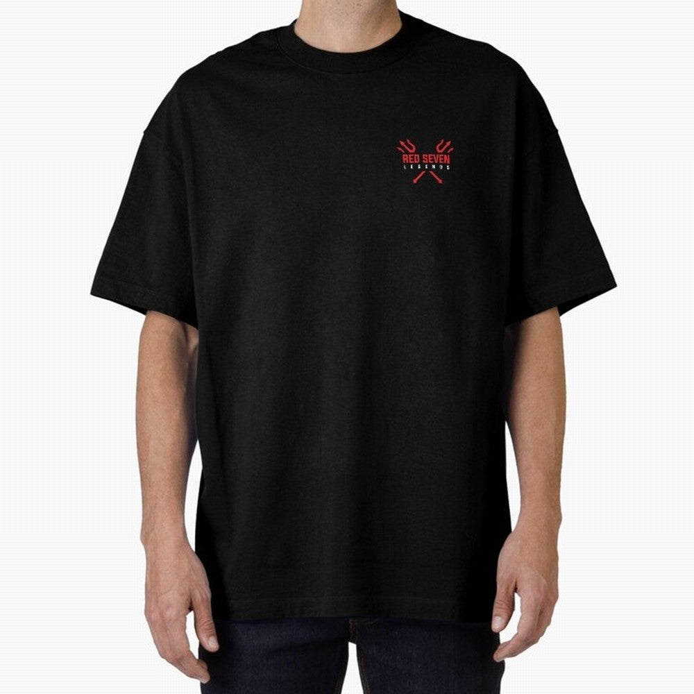 Red Seven Legends - Man Utd Oversized T-Shirt Show Match Day Excitement for FIFA World Cup 2026 USA Canada Mexico Spirit, Centered on Netherlands, Mbappe and Neymar, Tournament Hype, Historic Matchups, Family Viewing Parties and Global Sports