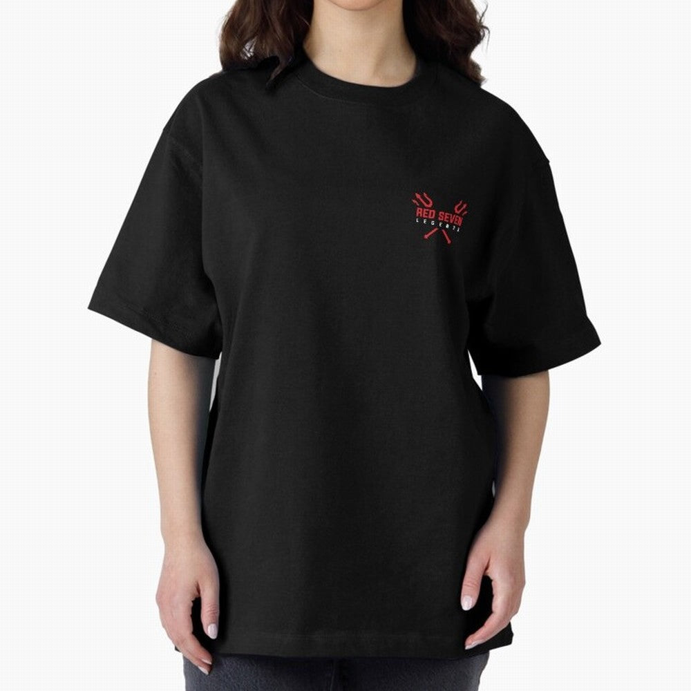Red Seven Legends - Man Utd Oversized T-Shirt Show Match Day Excitement for FIFA World Cup 2026 USA Canada Mexico Spirit, Centered on Netherlands, Mbappe and Neymar, Tournament Hype, Historic Matchups, Family Viewing Parties and Global Sports