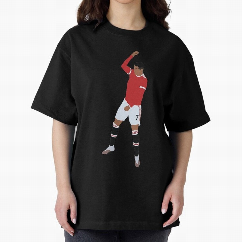 Cristiano Ronaldo 4 Oversized T-Shirt Celebrate the Magic of Global Football Passion for FIFA World Cup 2026 Group Stage, Centered on Neymar, Netherlands, Game Day Rituals, Football Legends, Country Pride and the Road to the Final; Ideal for