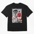 Cristiano Ronaldo In Red Oversized T-Shirt Carry the Dream of FIFA World Cup 2026 USA Canada Mexico for Fans of Haaland and Germany, Bringing Vintage Soccer Flavor, Modern Football Stars, National Flags and Final Night Emotion; Perfect for