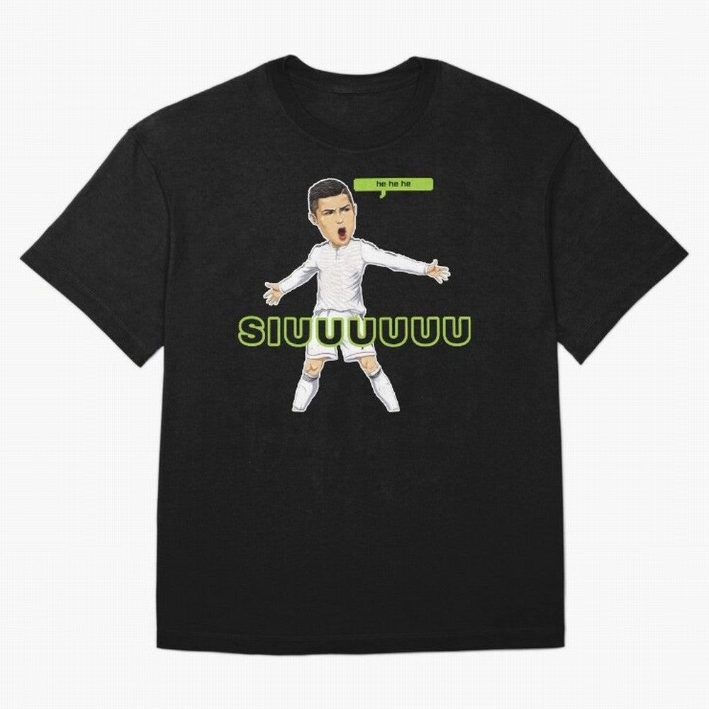 Hehehe SUIII Cristiano ronaldo Oversized T-Shirt Carry the Colors and Pride of FIFA World Cup 2026 Filled with Messi, Neymar and Mbappe, Portugal, Spain and Germany Energy, Championship Spirit, Famous Goals, Roaring Crowds and International