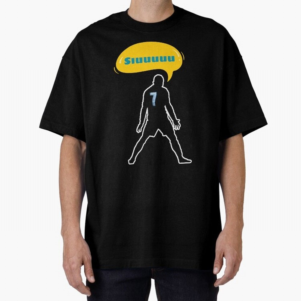 Siuuu Cristiano ronaldo goal Oversized T-Shirt Turn Football Passion into Match Day Hype around FIFA World Cup 2026 USA Canada Mexico, Cristiano Ronaldo, Haaland and CR7, Germany, Global Supporter Spirit, Legendary Goals, National Colors and