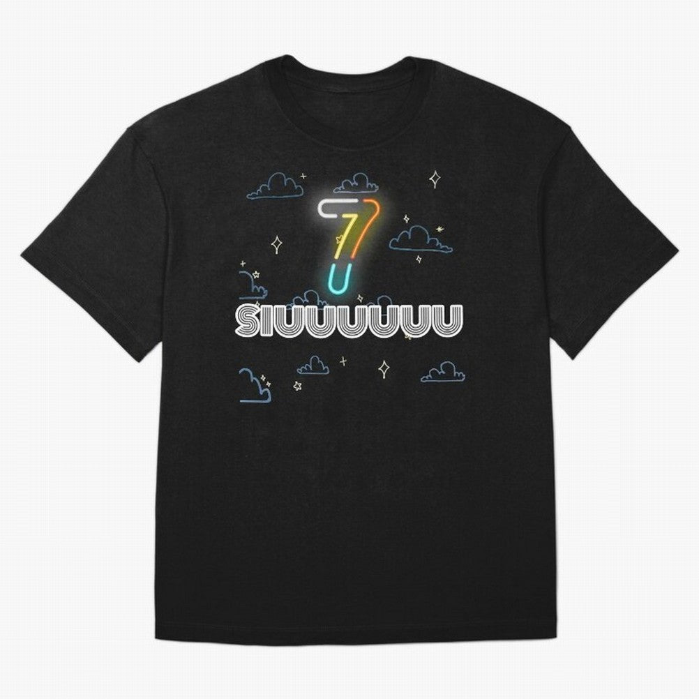 Siuuuuuu 7 CR7 goal funny Oversized T-Shirt Fuel Global Football Passion for FIFA World Cup 2026, Centered on Haaland, England, France and Netherlands, Tournament Hype, Historic Matchups, Family Viewing Parties and Global Sports Pride; Great for