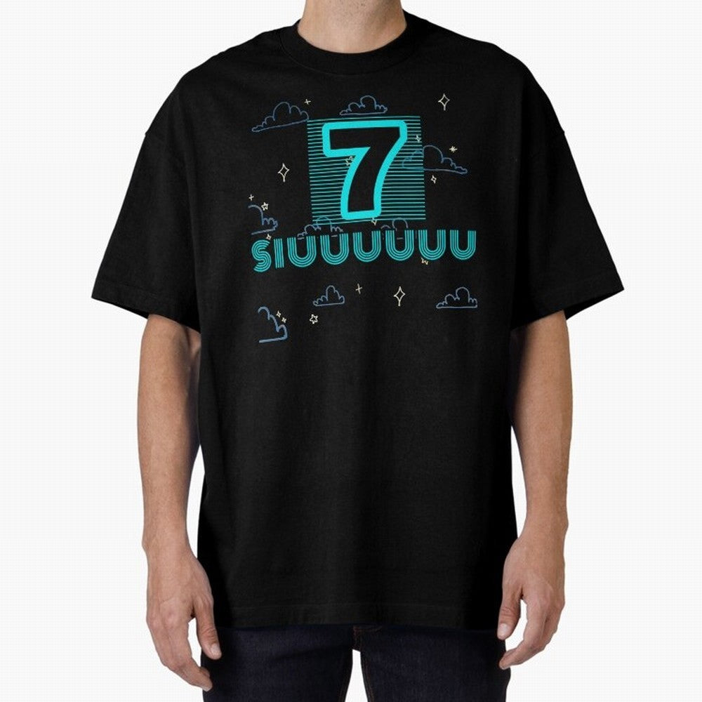 Siuuuuu 7 Cristiano ronaldo Oversized T-Shirt Make the Season About FIFA World Cup 2026 USA Canada Mexico Spirit, Connected to Brazil, CR7 and Messi, Worldwide Fan Energy, Dramatic Goals, Stadium Lights and Championship Celebrations; Great for