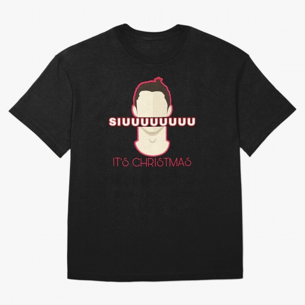 Siuuu it¡¯s Christmas CR7 funnu Oversized T-Shirt Celebrate Rivalries and Pride in FIFA World Cup 2026 USA Canada Mexico for Fans of Messi and Argentina, Bringing Classic Soccer Heritage, Championship Pressure, Fan Loyalty and International Pride;