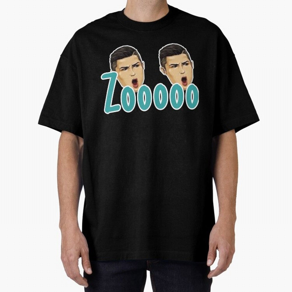 Zooo CR7 funny goal Oversized T-Shirt Celebrate the Next Chapter of FIFA World Cup 2026 for Fans of Haaland and France and Portugal, Bringing Retro Football Energy, Iconic Rivalries, Trophy Chase Drama and Stadium Atmosphere; Made for Die Hard