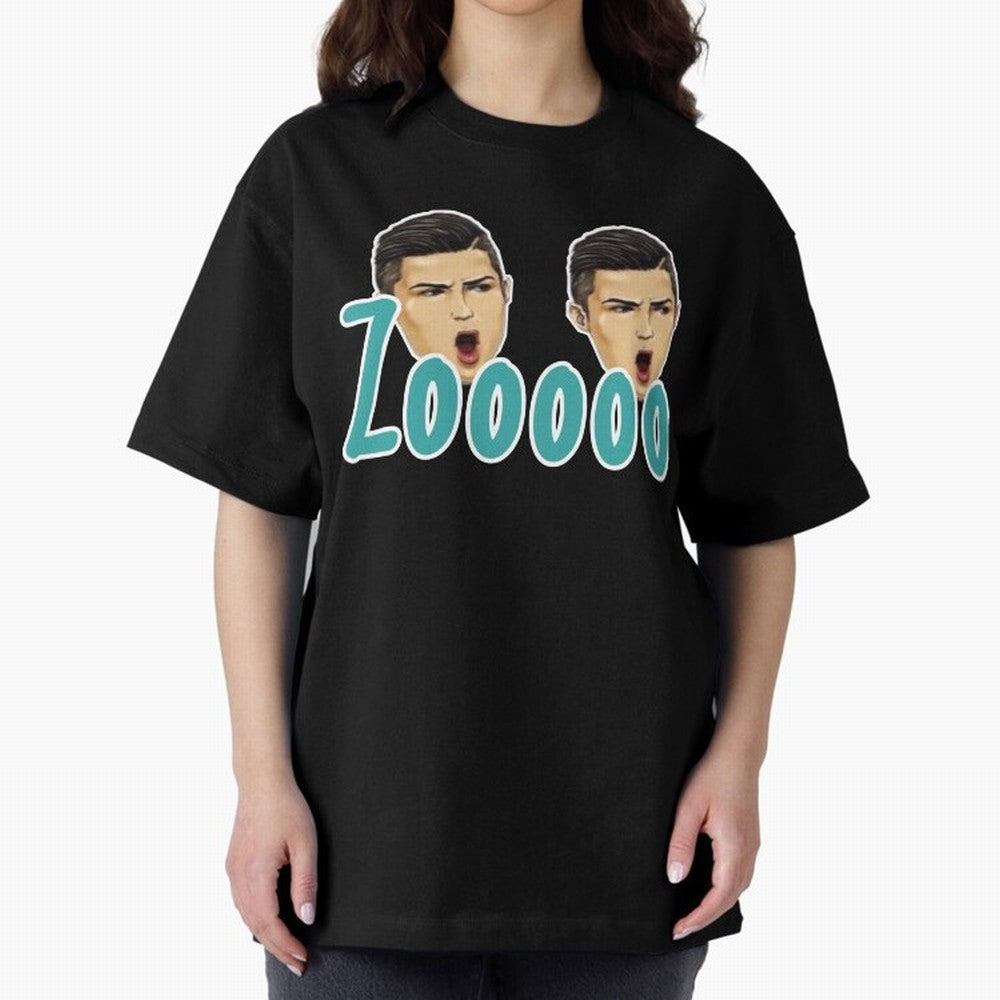 Zooo CR7 funny goal Oversized T-Shirt Celebrate the Next Chapter of FIFA World Cup 2026 for Fans of Haaland and France and Portugal, Bringing Retro Football Energy, Iconic Rivalries, Trophy Chase Drama and Stadium Atmosphere; Made for Die Hard