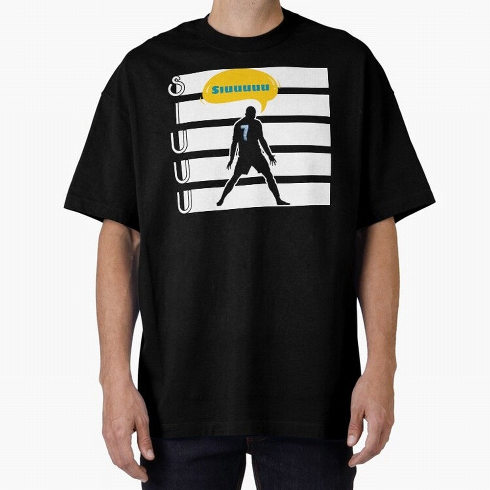 Siuuu CR7 goal Oversized T-Shirt Follow the Final Road of Match Day Hype around FIFA World Cup 2026 USA Canada Mexico, Cristiano Ronaldo, Netherlands, Classic Soccer Heritage, Championship Pressure, Fan Loyalty and International Pride; Perfect for