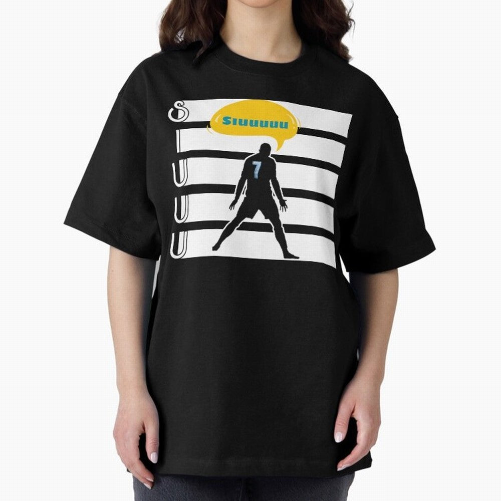 Siuuu CR7 goal Oversized T-Shirt Follow the Final Road of Match Day Hype around FIFA World Cup 2026 USA Canada Mexico, Cristiano Ronaldo, Netherlands, Classic Soccer Heritage, Championship Pressure, Fan Loyalty and International Pride; Perfect for
