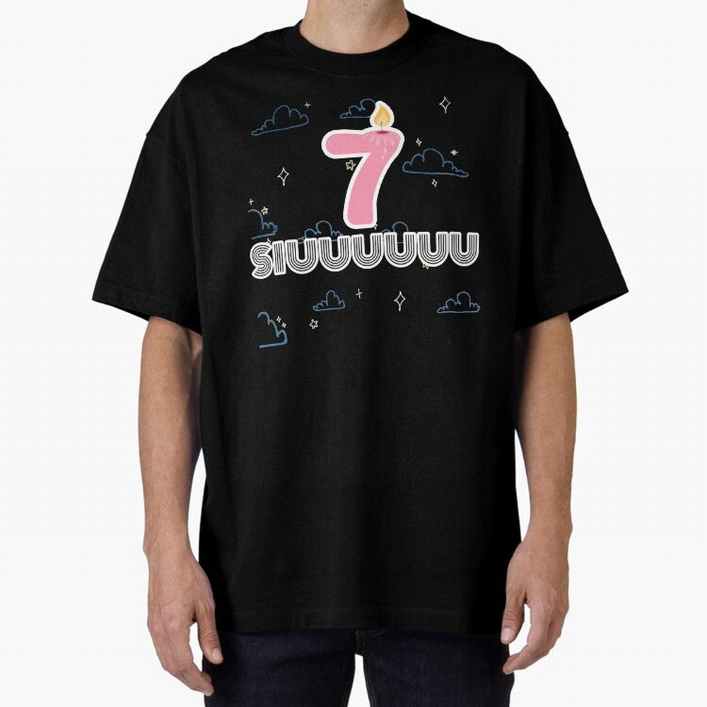 Siuuu 7 Cristiano ronaldo Oversized T-Shirt Feel the Heartbeat of FIFA World Cup 2026 Group Stage Spirit, Driven by England, CR7, Tournament Hype, Historic Matchups, Family Viewing Parties and Global Sports Pride; Ideal for Fans Who Follow Messi,