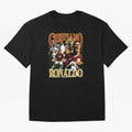 Cristiano Ronaldo Retro Collage Oversized T-Shirt Cheer for FIFA World Cup 2026 USA Canada Mexico for Fans of Mbappe and Neymar and Spain, Bringing Sports Nostalgia, International Competition, Famous Players and Unforgettable Victories; Perfect for