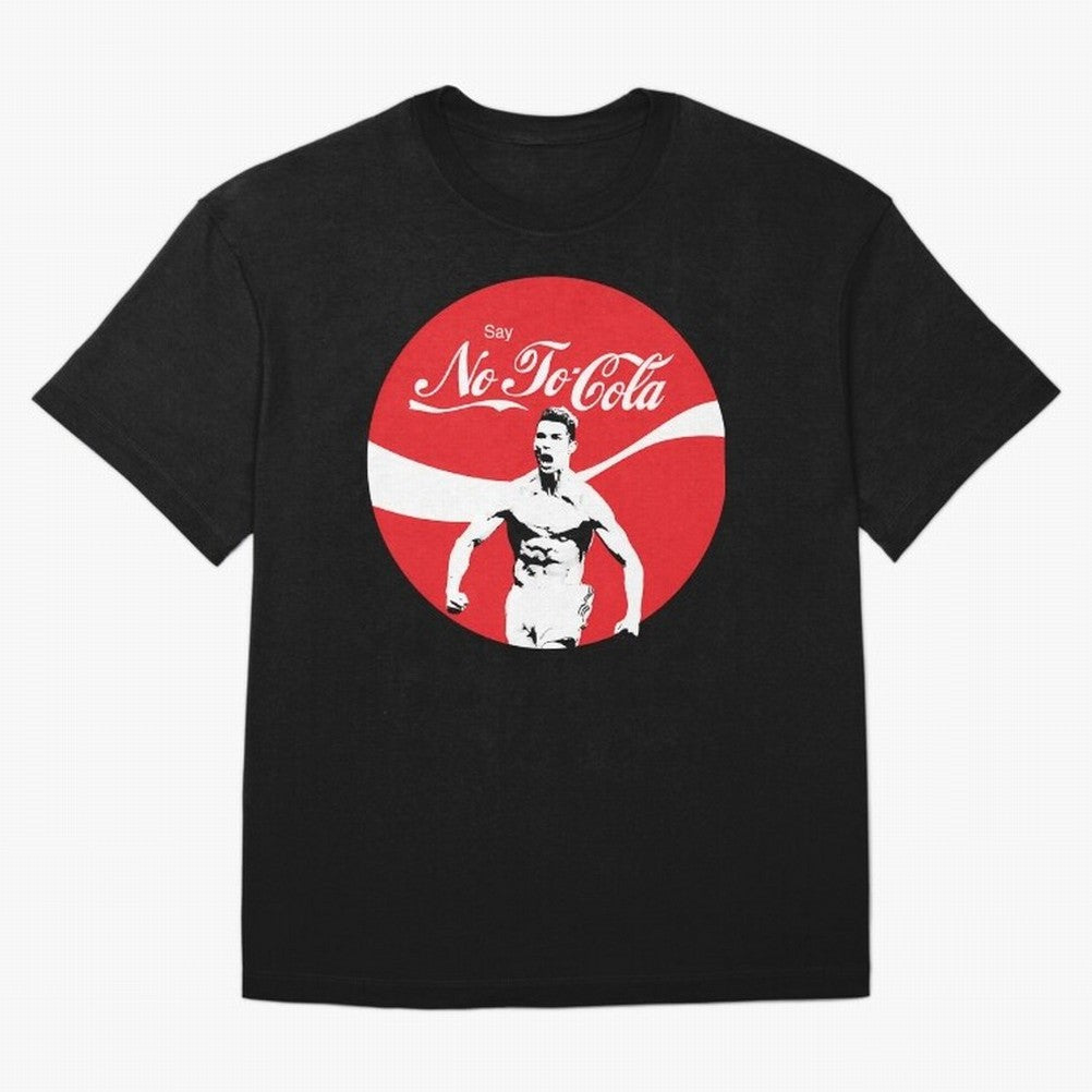 Cristiano Ronaldo - Say No To Cola Oversized T-Shirt Make Your Look Match Match Day Hype around FIFA World Cup 2026 Group Stage, Haaland and Mbappe, Brazil, Portugal and Argentina, Classic Soccer Heritage, Championship Pressure, Fan Loyalty and