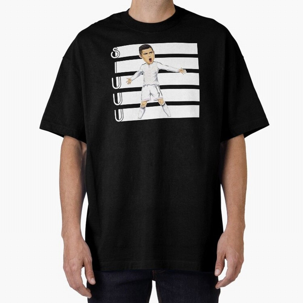 Siuuu Cristiano ronaldo goal Oversized T-Shirt Make Every Kick Count in Match Day Hype around FIFA World Cup 2026, Messi, Neymar and Mbappe, France, Worldwide Fan Energy, Dramatic Goals, Stadium Lights and Championship Celebrations; Perfect for