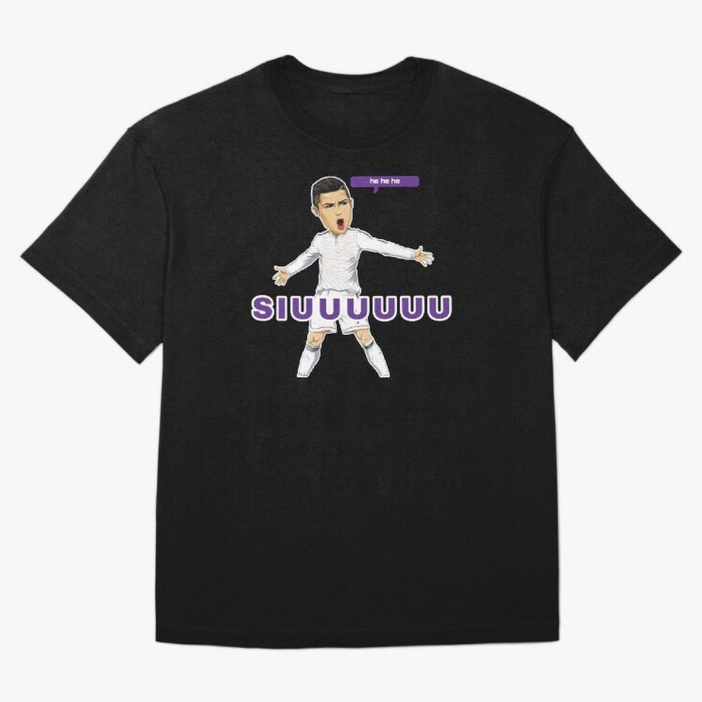 Hehehe siuuu Oversized T-Shirt Show Fan Pride Across FIFA World Cup 2026 USA Canada Mexico Filled with Haaland and Mbappe, Spain Energy, Classic Soccer Heritage, Championship Pressure, Fan Loyalty and International Pride; Perfect for Fans,