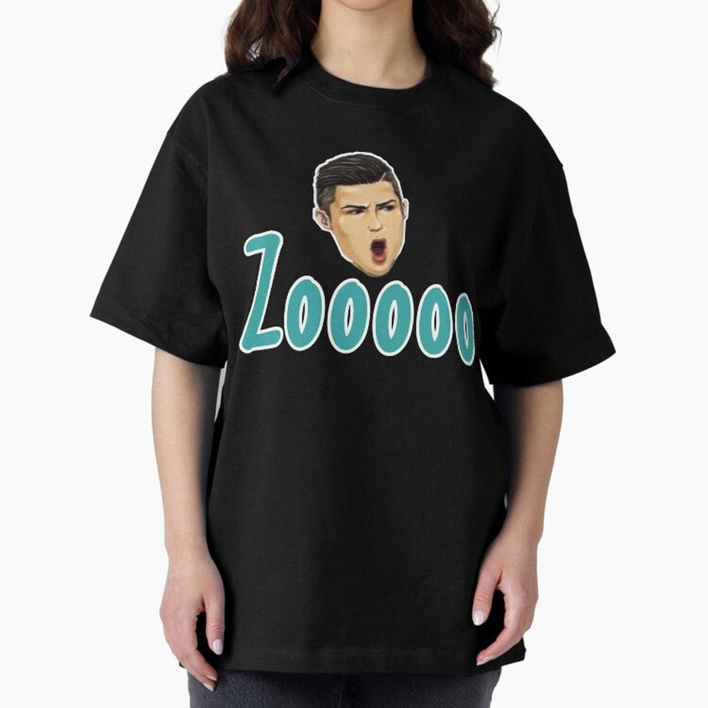 Zoooo funy CR7 goal suiii Oversized T-Shirt Spotlight Global Football Passion for FIFA World Cup 2026 USA Canada Mexico, Celebrating CR7, Argentina, France and Brazil, Football History, Final Match Energy, Crowd Noise and Once in a Lifetime