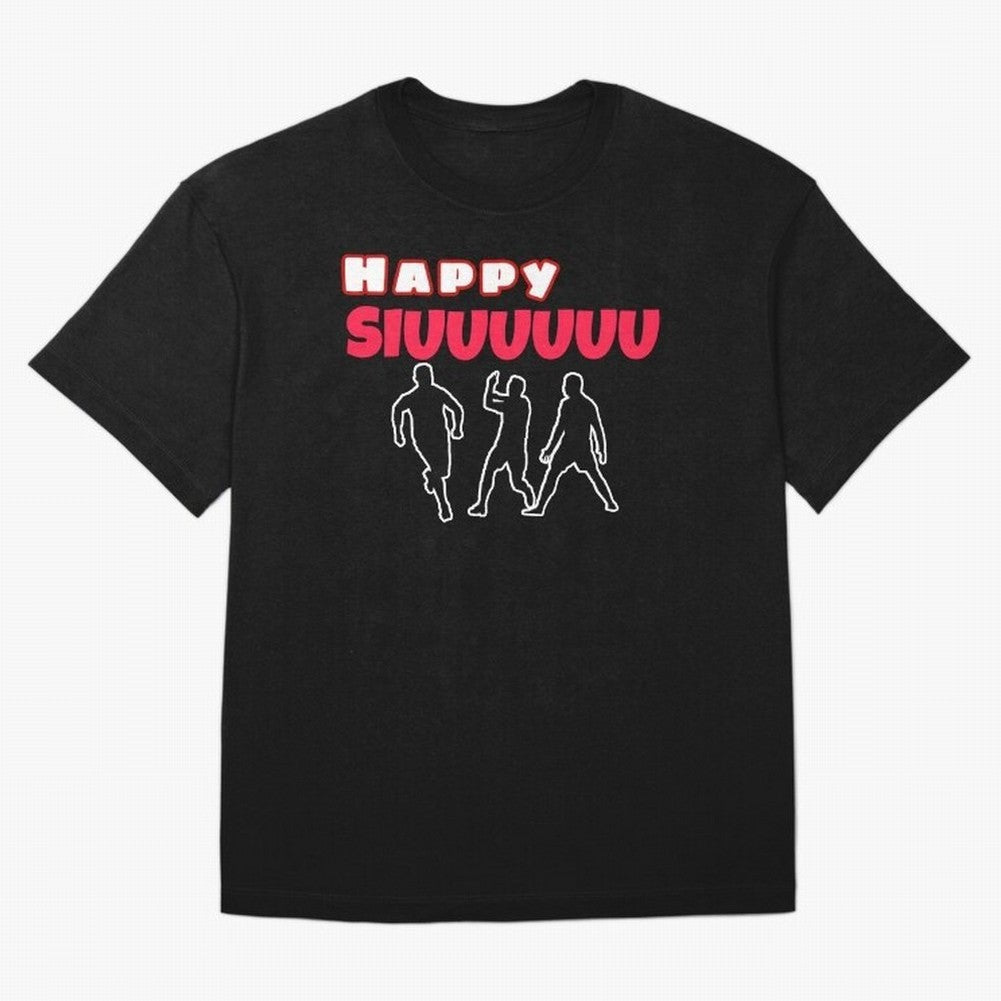 Happy siuuu CR7 goal Oversized T-Shirt Follow Every Goal of the FIFA World Cup 2026 Group Stage Journey through CR7 and Messi Highlights, Brazil, Portugal and Argentina Pride, Classic Soccer Heritage, Championship Pressure, Fan Loyalty and