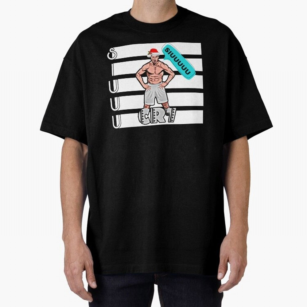 Siuuu Cristiano ronaldo goal Oversized T-Shirt Bring a Champion Mindset to FIFA World Cup 2026 Inspired by Haaland and Mbappe, Argentina Energy, Football Passion, Legendary Performances, Festival Vibes and Supporter Community; Ideal for Fans Who