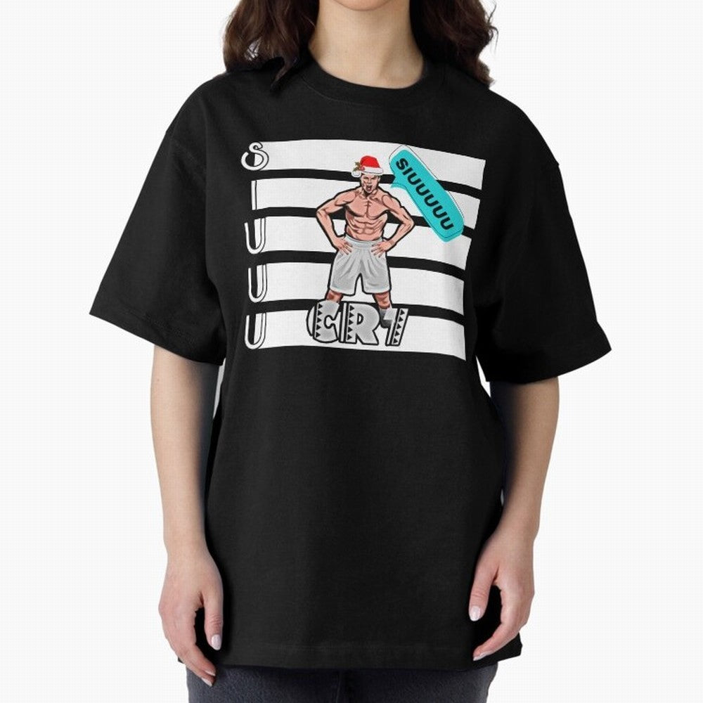 Siuuu Cristiano ronaldo goal Oversized T-Shirt Bring a Champion Mindset to FIFA World Cup 2026 Inspired by Haaland and Mbappe, Argentina Energy, Football Passion, Legendary Performances, Festival Vibes and Supporter Community; Ideal for Fans Who