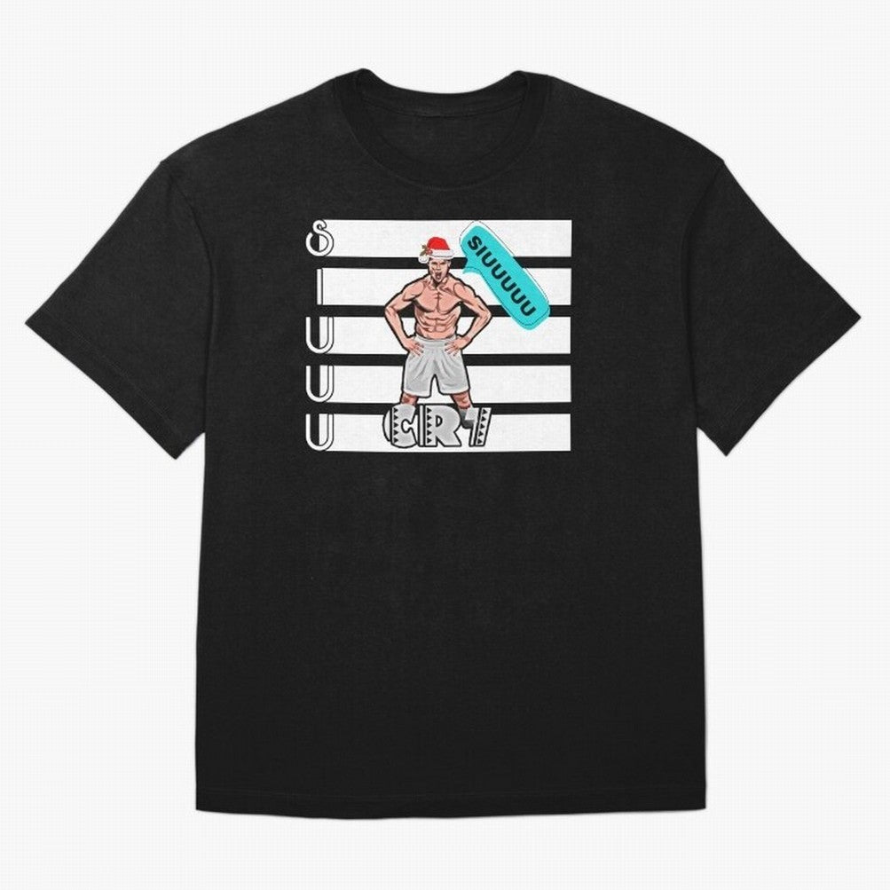 Siuuu Cristiano ronaldo goal Oversized T-Shirt Bring a Champion Mindset to FIFA World Cup 2026 Inspired by Haaland and Mbappe, Argentina Energy, Football Passion, Legendary Performances, Festival Vibes and Supporter Community; Ideal for Fans Who