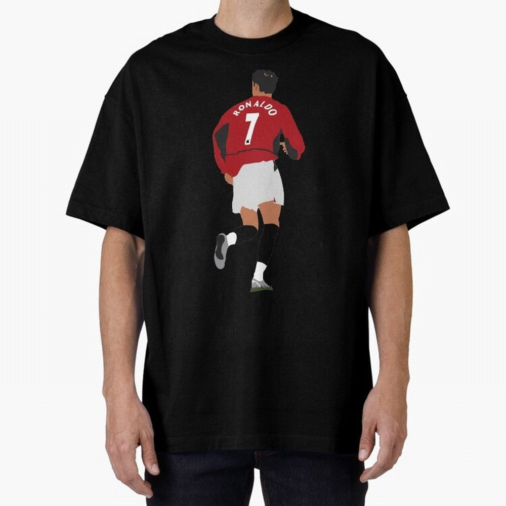 Ronaldo - Man Utd - 2004 Oversized T-Shirt Show Love for Legendary Goals in the FIFA World Cup 2026 USA Canada Mexico Journey through Messi, CR7 and Mbappe Highlights, Netherlands Pride, Football Festival Excitement, Trophy Ambitions, Country