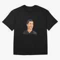 Cristiano Ronaldo Vector Art Graphics Design Oversized T-Shirt Celebrate the Biggest Stage of Match Day Hype around FIFA World Cup 2026 Group Stage, Messi, Neymar and Mbappe, Spain and Netherlands, Football Festival Excitement, Trophy Ambitions,