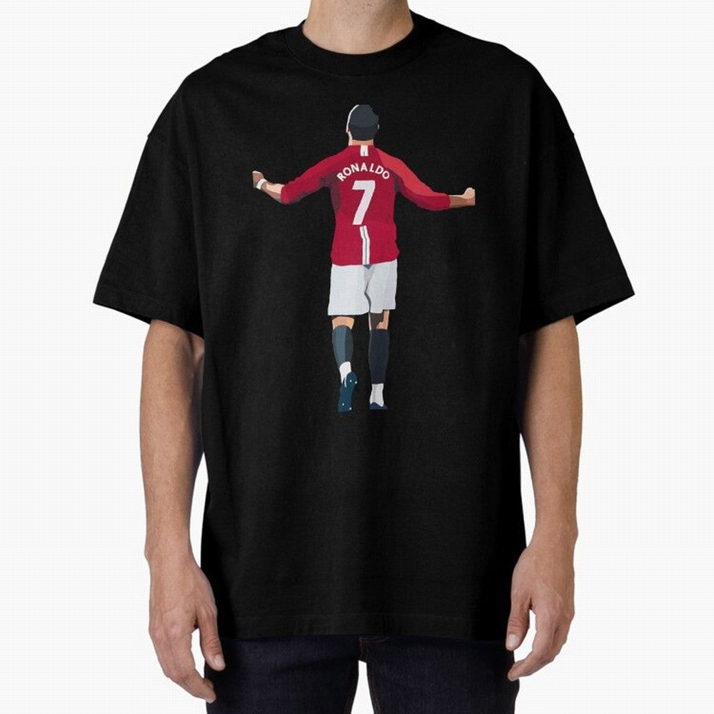 Legend Cristiano Ronaldo Oversized T-Shirt Represent Football Lovers during FIFA World Cup 2026 USA Canada Mexico for Fans of Neymar, Haaland and Cristiano Ronaldo and Argentina, Bringing Football History, Final Match Energy, Crowd Noise and Once
