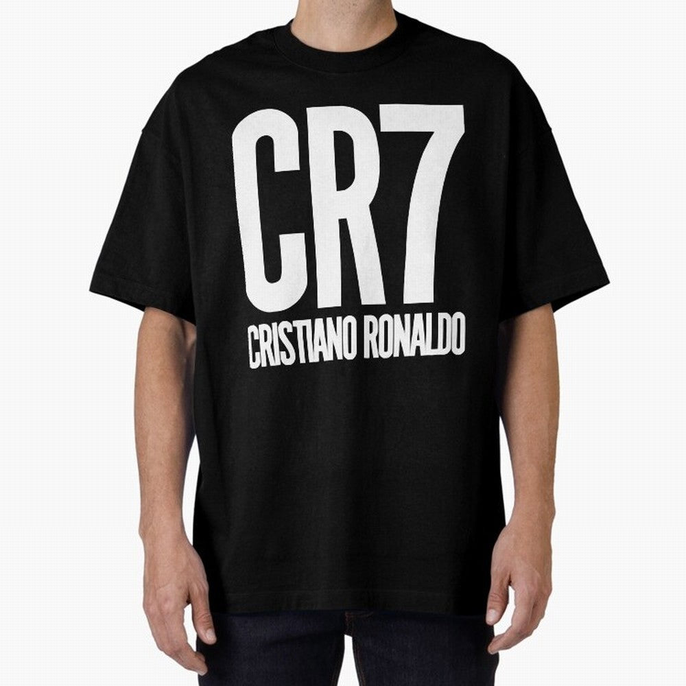 CR7 Cristiano Ronaldo Oversized T-Shirt Join Supporters Worldwide for FIFA World Cup 2026 Centered on Mbappe, France Energy, Stadium Memories, Football Loyalty, International Chants and Championship Tradition; Perfect for Supporters Who Want Bold