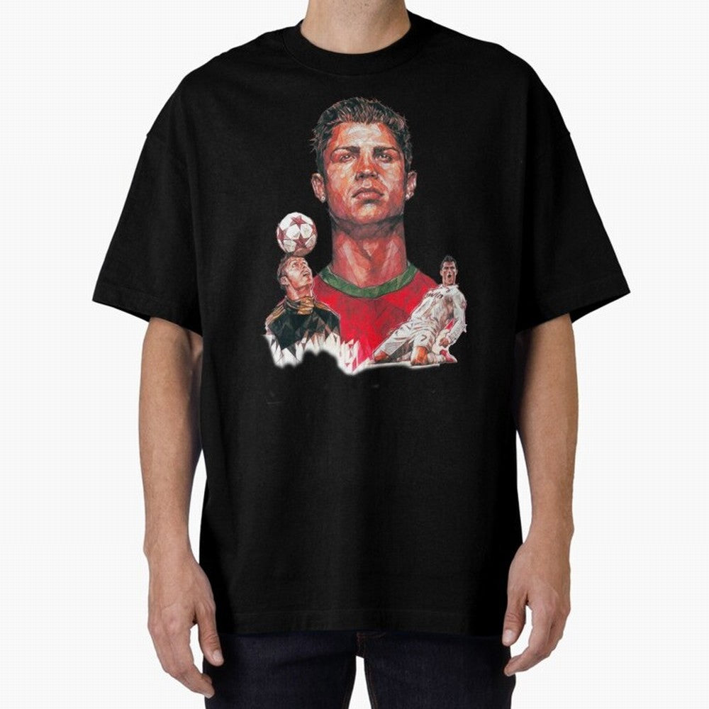 ronaldo Oversized T-Shirt Bring Champion Energy into the FIFA World Cup 2026 Journey through Haaland Highlights, Argentina Pride, Football Festival Excitement, Trophy Ambitions, Country Rivalries and Star Player Buzz; Made for Die Hard Supporters,