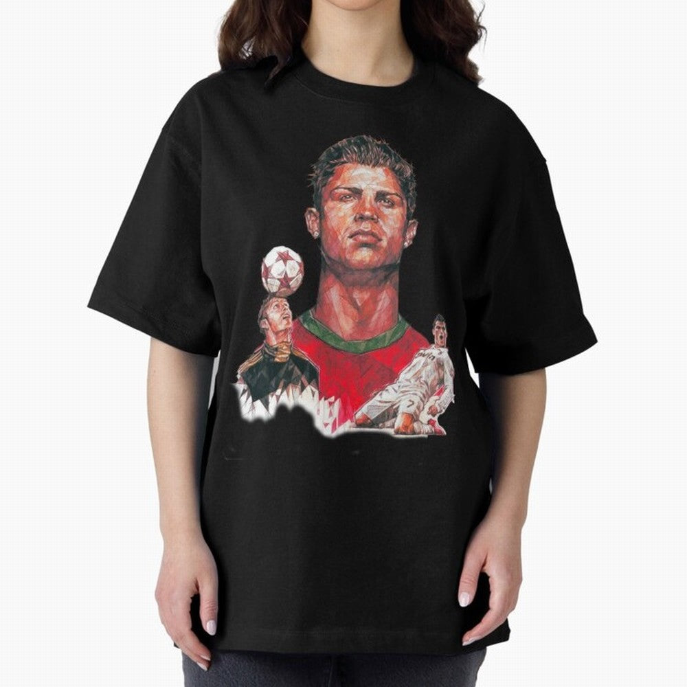 ronaldo Oversized T-Shirt Bring Champion Energy into the FIFA World Cup 2026 Journey through Haaland Highlights, Argentina Pride, Football Festival Excitement, Trophy Ambitions, Country Rivalries and Star Player Buzz; Made for Die Hard Supporters,