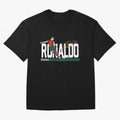 Cristiano Ronaldo Portugal Jersey -Last World Cup 2 Vintage Style Oversized T-Shirt Show Support during FIFA World Cup 2026 Centered on Cristiano Ronaldo, France Energy, Championship Spirit, Famous Goals, Roaring Crowds and International Football