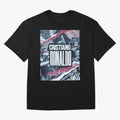 Cristiano Ronaldo Oversized T-Shirt Follow Every Goal of Match Day Hype around FIFA World Cup 2026 USA Canada Mexico, Mbappe, Portugal, Worldwide Fan Energy, Dramatic Goals, Stadium Lights and Championship Celebrations; Perfect for Fans,