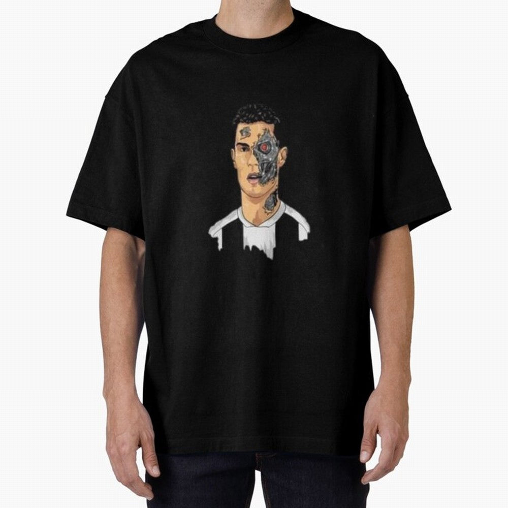 Cristiano Ronaldo isn't a Human Oversized T-Shirt Live for the Drama of Global Football Passion for FIFA World Cup 2026 Group Stage, Featuring Haaland and Mbappe, England, Football Passion, Legendary Performances, Festival Vibes and Supporter