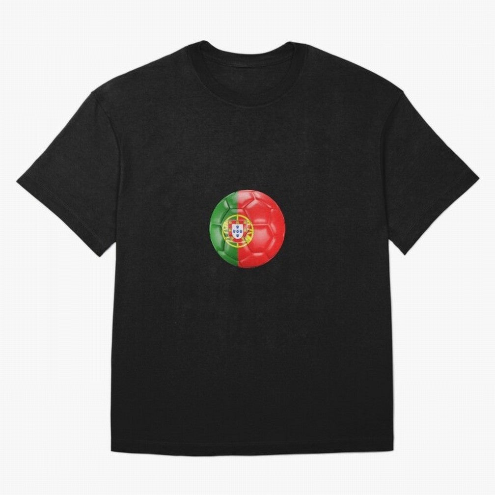Portugal Oversized T-Shirt Carry the Dream of Global Football Passion for FIFA World Cup 2026 Group Stage, with Haaland, Argentina, Championship Spirit, Famous Goals, Roaring Crowds and International Football Unity; Built for Supporters Chasing