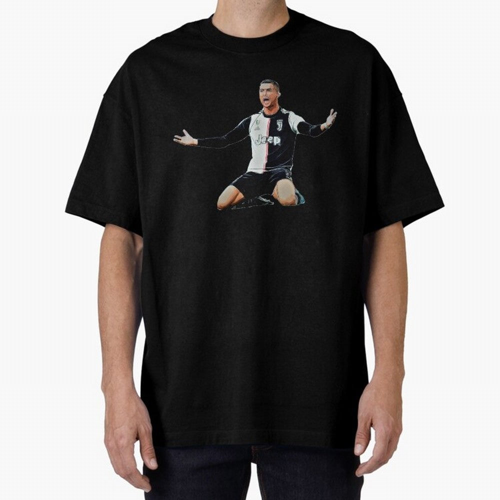 CR 7 v.3 Oversized T-Shirt Celebrate Unforgettable Nights in Match Day Hype around FIFA World Cup 2026 USA Canada Mexico, Mbappe, Spain, Match Day Excitement, Supporter Culture, Golden Goals and Global Football Passion; Ideal for Passionate Fans