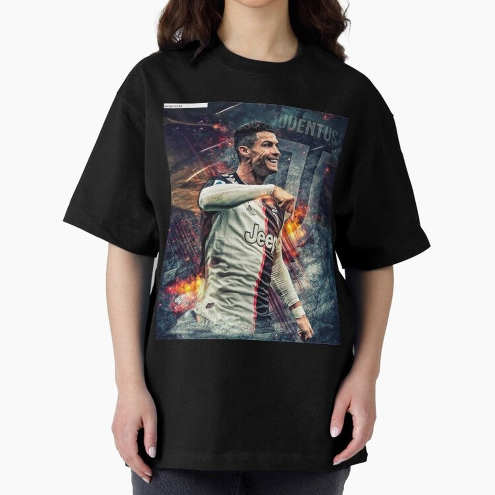 Wallpaper Cristiano Ronaldo Oversized T-Shirt Follow Every Goal of Global Football Passion for FIFA World Cup 2026, Filled with Messi, England, France and Netherlands, Supporter Pride, Iconic Celebrations, Legendary Names and Global Match Day