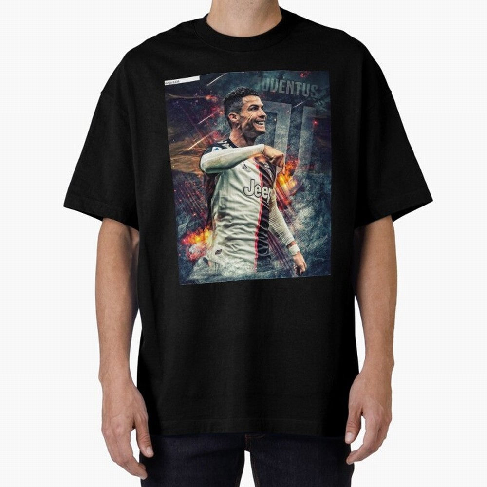 Wallpaper Cristiano Ronaldo Oversized T-Shirt Follow Every Goal of Global Football Passion for FIFA World Cup 2026, Filled with Messi, England, France and Netherlands, Supporter Pride, Iconic Celebrations, Legendary Names and Global Match Day