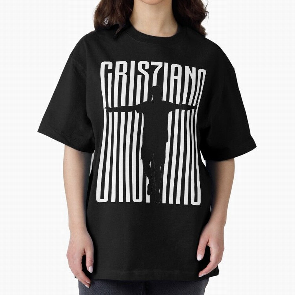 Cristiano Ronaldo Oversized T-Shirt Back Your Heroes with Match Day Hype around FIFA World Cup 2026, Neymar, Haaland and Cristiano Ronaldo, Argentina, Sports Nostalgia, International Competition, Famous Players and Unforgettable Victories; Created