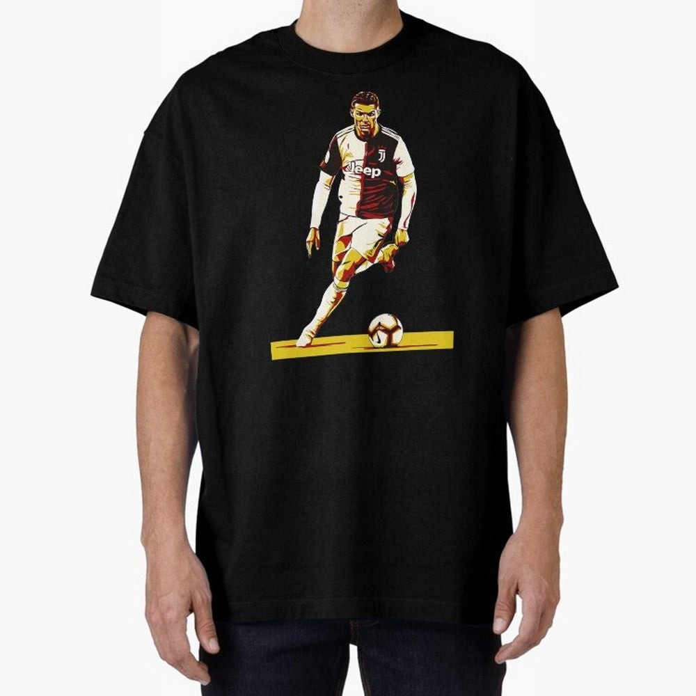 Cristiano Ronaldo Oversized T-Shirt Make Every Kick Count in Match Day Hype around FIFA World Cup 2026, Haaland, Portugal, Spain and Germany, Match Day Excitement, Supporter Culture, Golden Goals and Global Football Passion; Great for Supporters