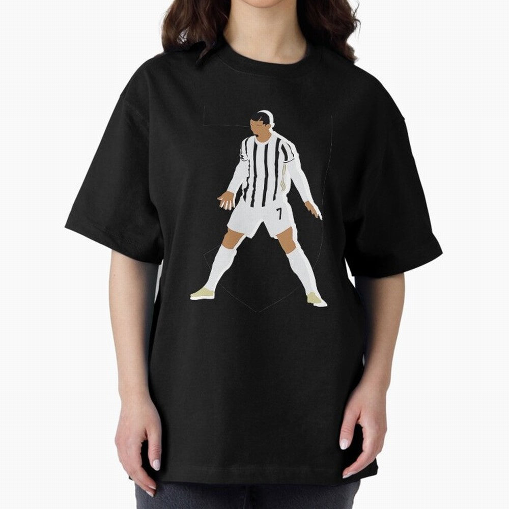 Cristiano Ronaldo Oversized T-Shirt Fuel Your Fan Pride for FIFA World Cup 2026 Spirit, Capturing France, Haaland and Mbappe, Football History, Final Match Energy, Crowd Noise and Once in a Lifetime Moments; Made for Collectors Who Enjoy Iconic