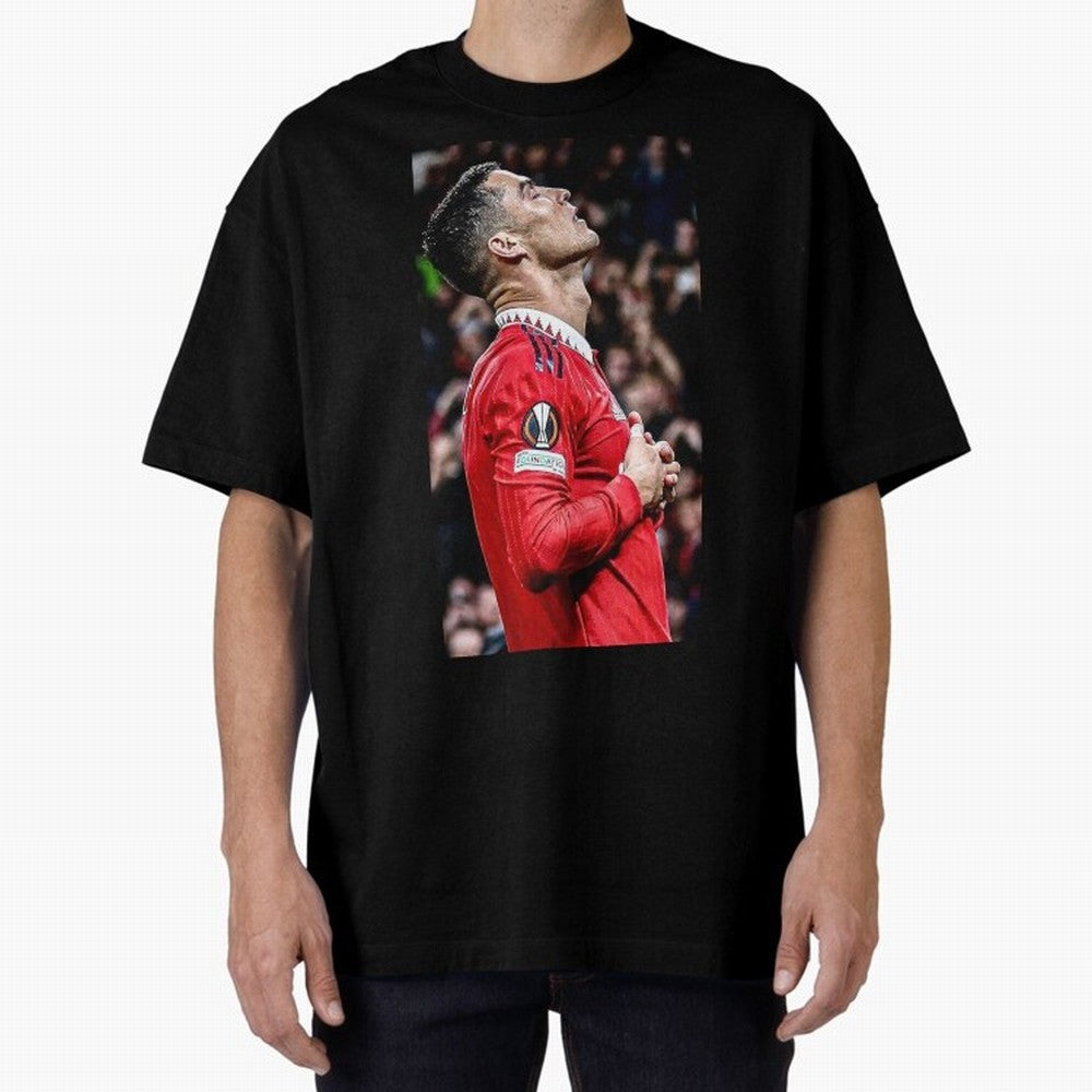 Cristiano Ronaldo CR7 Oversized T-Shirt Fuel Your Fan Pride for FIFA World Cup 2026 for Fans of Mbappe and Neymar and Portugal, Bringing Championship Spirit, Famous Goals, Roaring Crowds and International Football Unity; Ideal for Passionate Fans