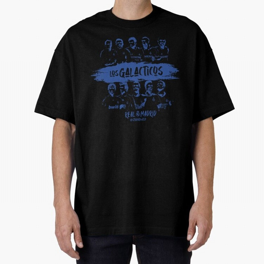 Los Galacticos Oversized T-Shirt Keep Football History Alive during FIFA World Cup 2026 Group Stage for Fans of Messi and Netherlands, Bringing Goal Celebration Energy, Supporter Heritage, Football Icons and Worldwide Tournament Joy; Perfect for
