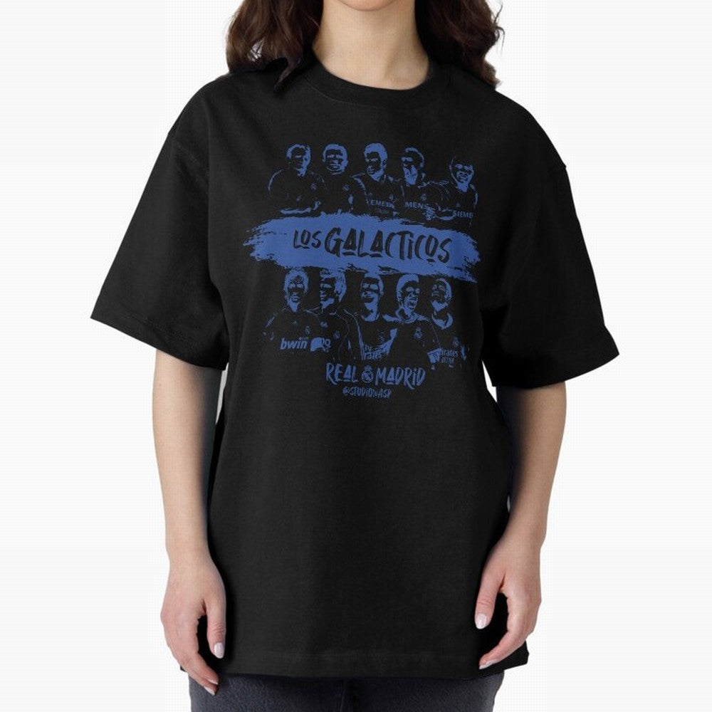 Los Galacticos Oversized T-Shirt Keep Football History Alive during FIFA World Cup 2026 Group Stage for Fans of Messi and Netherlands, Bringing Goal Celebration Energy, Supporter Heritage, Football Icons and Worldwide Tournament Joy; Perfect for