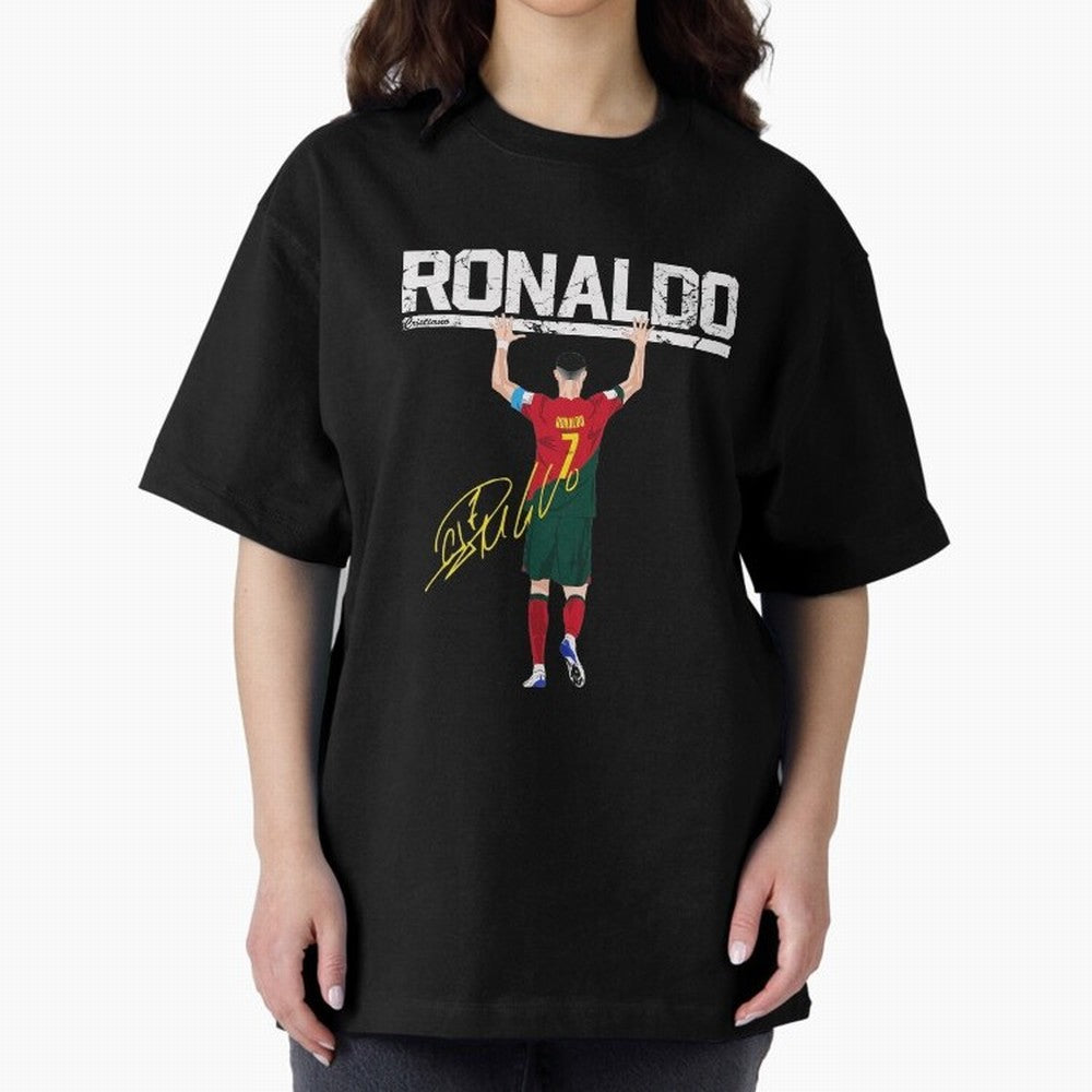 Cristiano Ronaldo Portugal Jersey -The Farewell Oversized T-Shirt Support the Legends of the FIFA World Cup 2026 Group Stage Journey through Neymar Highlights, Brazil Pride, Stadium Chants, National Pride, Trophy Dreams and Unforgettable Football