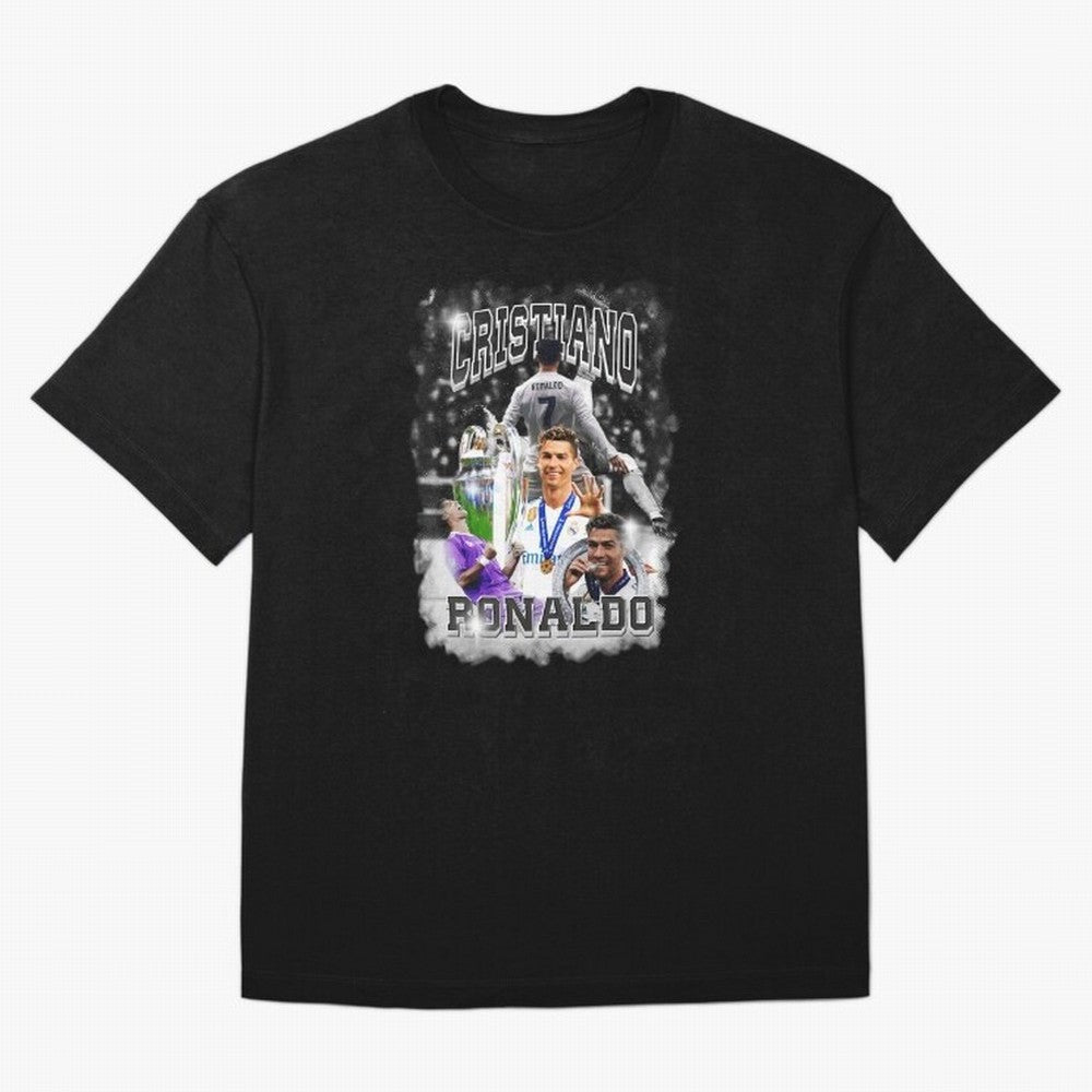 Cristiano Ronaldo Oversized T-Shirt Cheer through Every Moment of Global Football Passion for FIFA World Cup 2026 Group Stage, Capturing Messi, England, France and Netherlands, Worldwide Fan Energy, Dramatic Goals, Stadium Lights and Championship