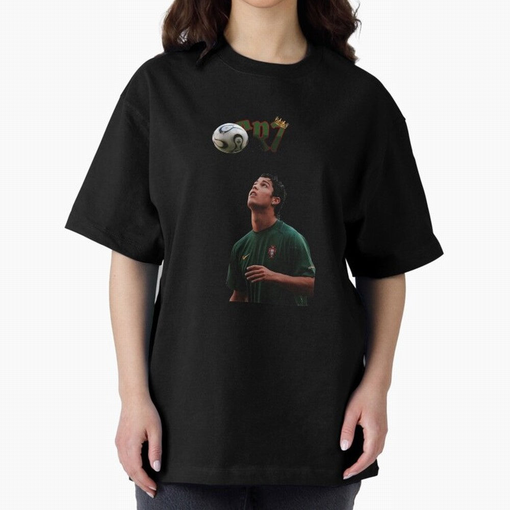 Cristiano Ronaldo Oversized T-Shirt Represent Fans Who Live for FIFA World Cup 2026 USA Canada Mexico Driven by Messi, CR7 and Mbappe, England and Germany Energy, Sports Nostalgia, International Competition, Famous Players and Unforgettable
