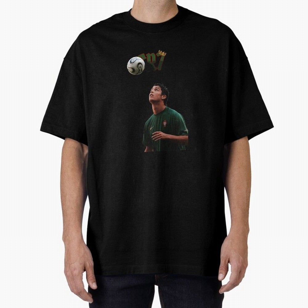 Cristiano Ronaldo Oversized T-Shirt Represent Fans Who Live for FIFA World Cup 2026 USA Canada Mexico Driven by Messi, CR7 and Mbappe, England and Germany Energy, Sports Nostalgia, International Competition, Famous Players and Unforgettable