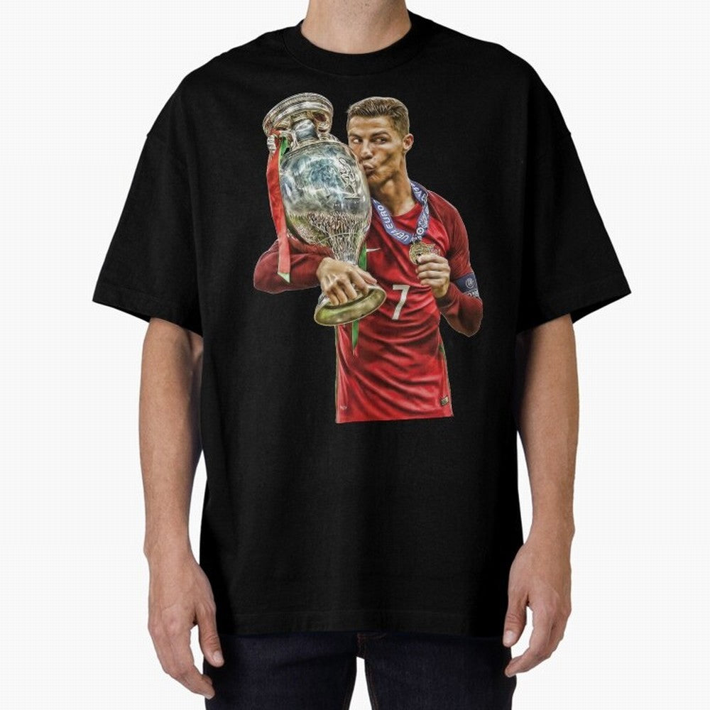 cristiano ronaldo Oversized T-Shirt Discover FIFA World Cup 2026 Group Stage Featuring Mbappe and Neymar, Netherlands Energy, Match Day Excitement, Supporter Culture, Golden Goals and Global Football Passion; Great for Supporters Who Love Legendary