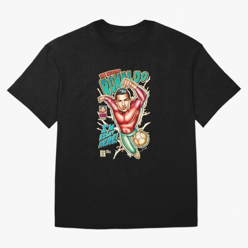 Cristiano Ronaldo CR7 Cristiano Ronaldo Oversized T-Shirt Celebrate Rivalries and Pride in Match Day Hype around FIFA World Cup 2026, Neymar, Haaland and Cristiano Ronaldo, Portugal, Spain and Germany, Vintage Soccer Flavor, Modern Football Stars,