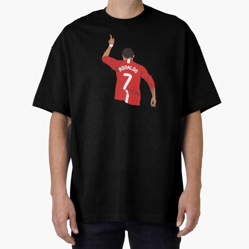 Cristiano Ronaldo MUFC Oversized T-Shirt Honor Champions and Dreams in FIFA World Cup 2026 USA Canada Mexico Spirit, Filled with England and Germany, Haaland and Mbappe, Soccer Culture, Superstar Moments, National Team Dreams and Competitive Fire;