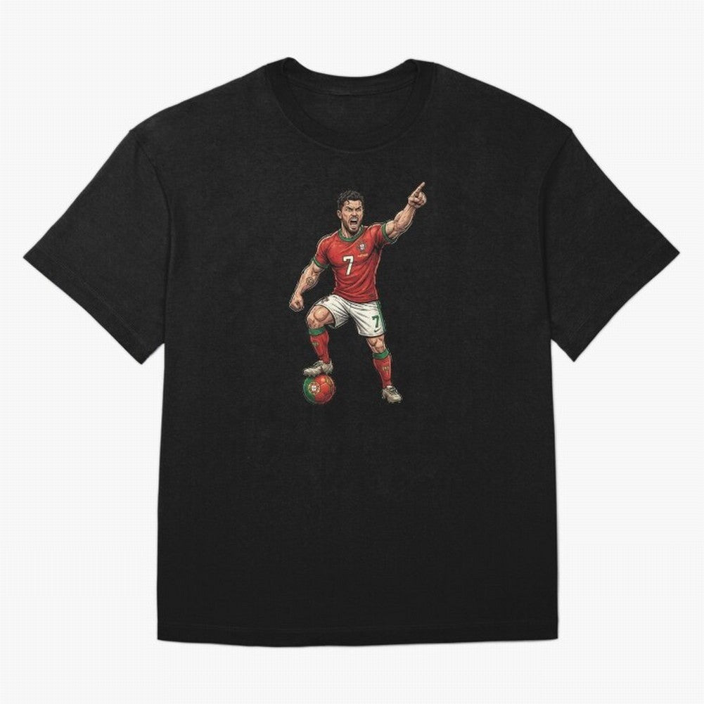 The ultimate soccer player | anime style Oversized T-Shirt Join the Global Buzz around Match Day Hype around FIFA World Cup 2026 USA Canada Mexico, Mbappe, Brazil, Portugal and Argentina, Vintage Soccer Flavor, Modern Football Stars, National Flags